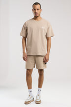 Everlast Tricou Oversized, decolteu la baza gatului si imprimeu cu logo