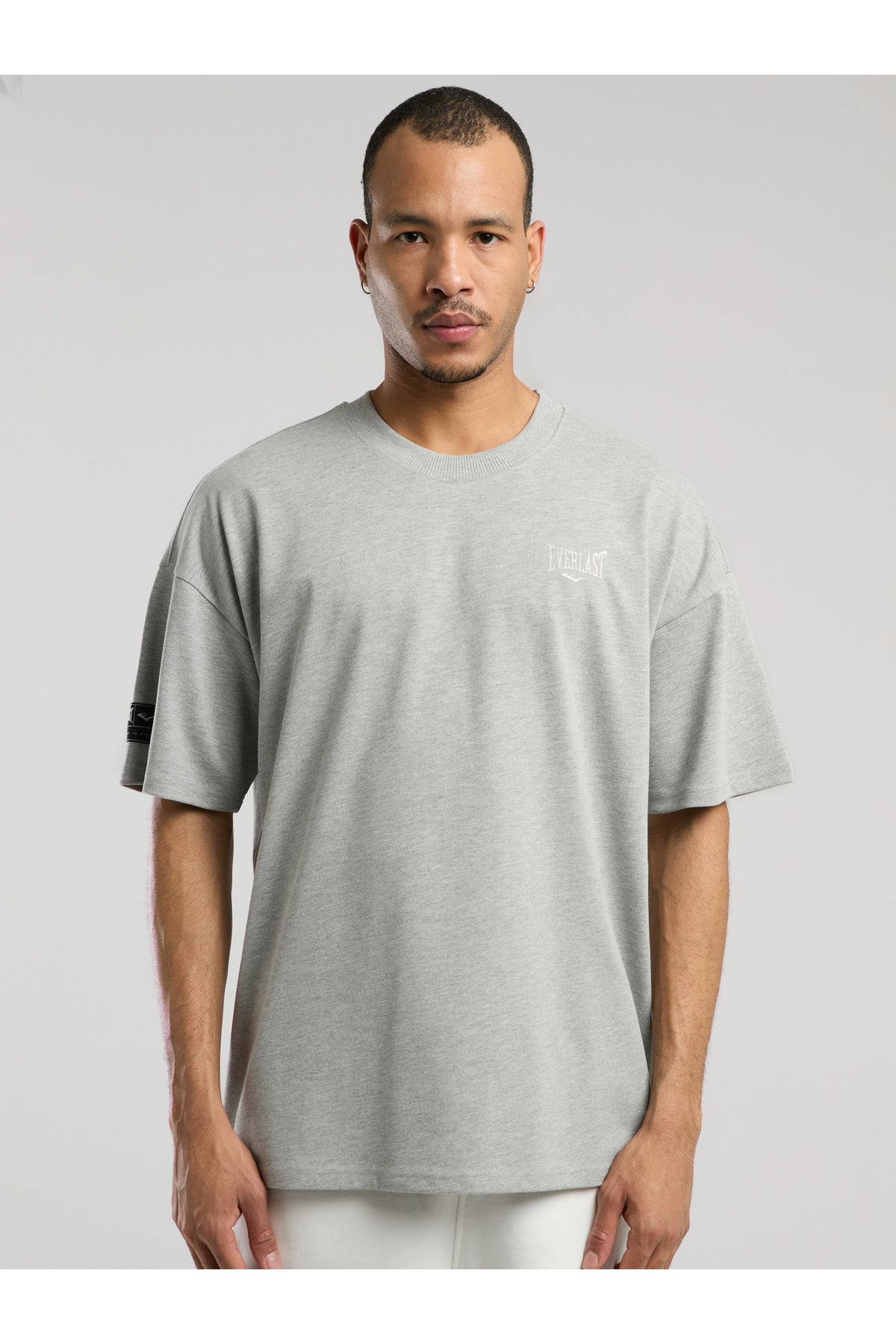 Everlast Tricou Oversized, decolteu la baza gatului si imprimeu cu logo