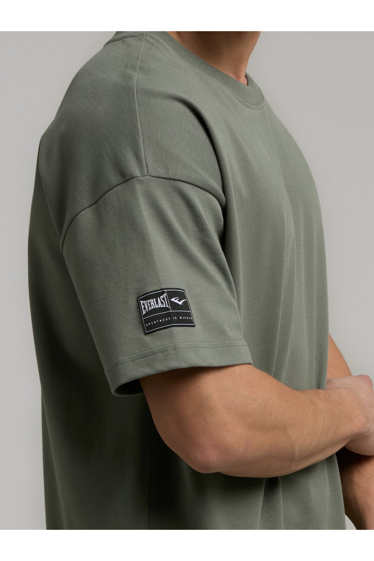 Everlast Tricou Oversized, decolteu la baza gatului si imprimeu cu logo