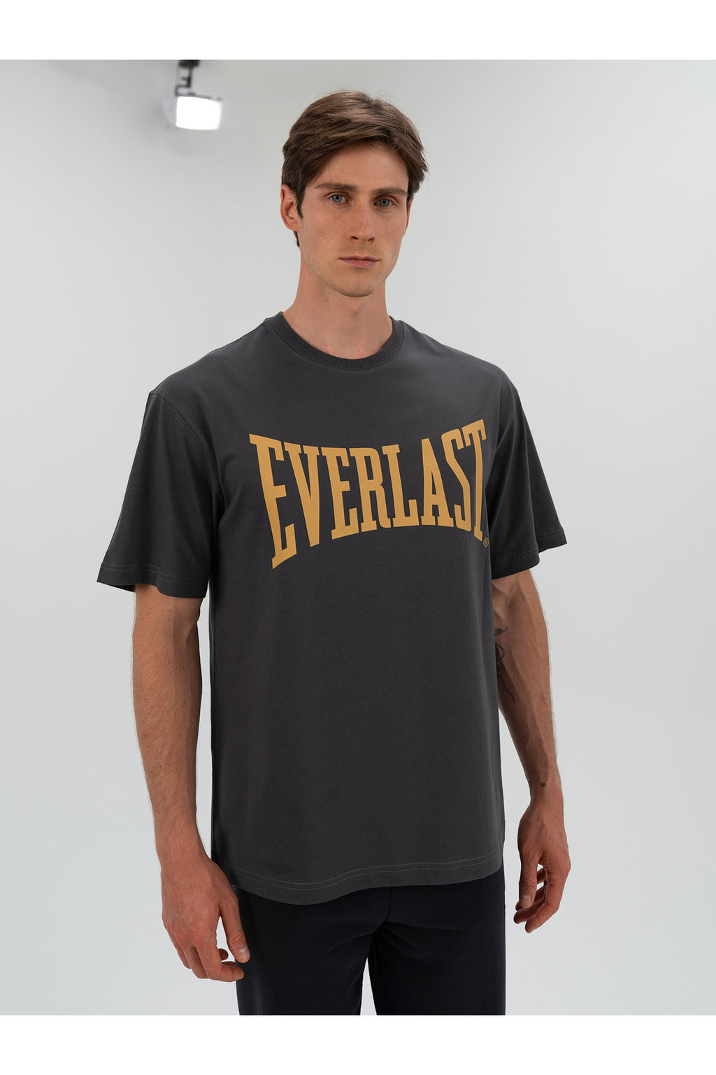 Everlast Tricou Comfort, decolteu la baza gatului si imprimeu cu logo