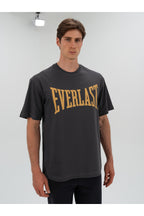 Everlast Tricou Comfort, decolteu la baza gatului si imprimeu cu logo