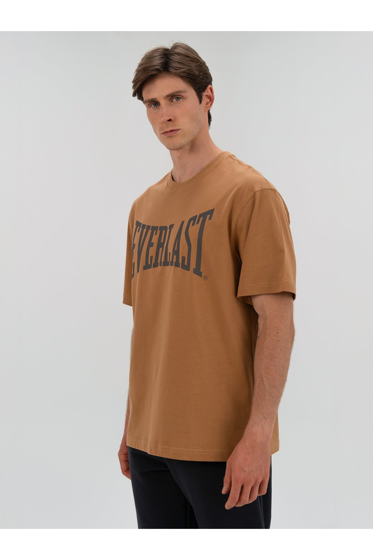 Everlast Tricou Comfort, decolteu la baza gatului si imprimeu cu logo