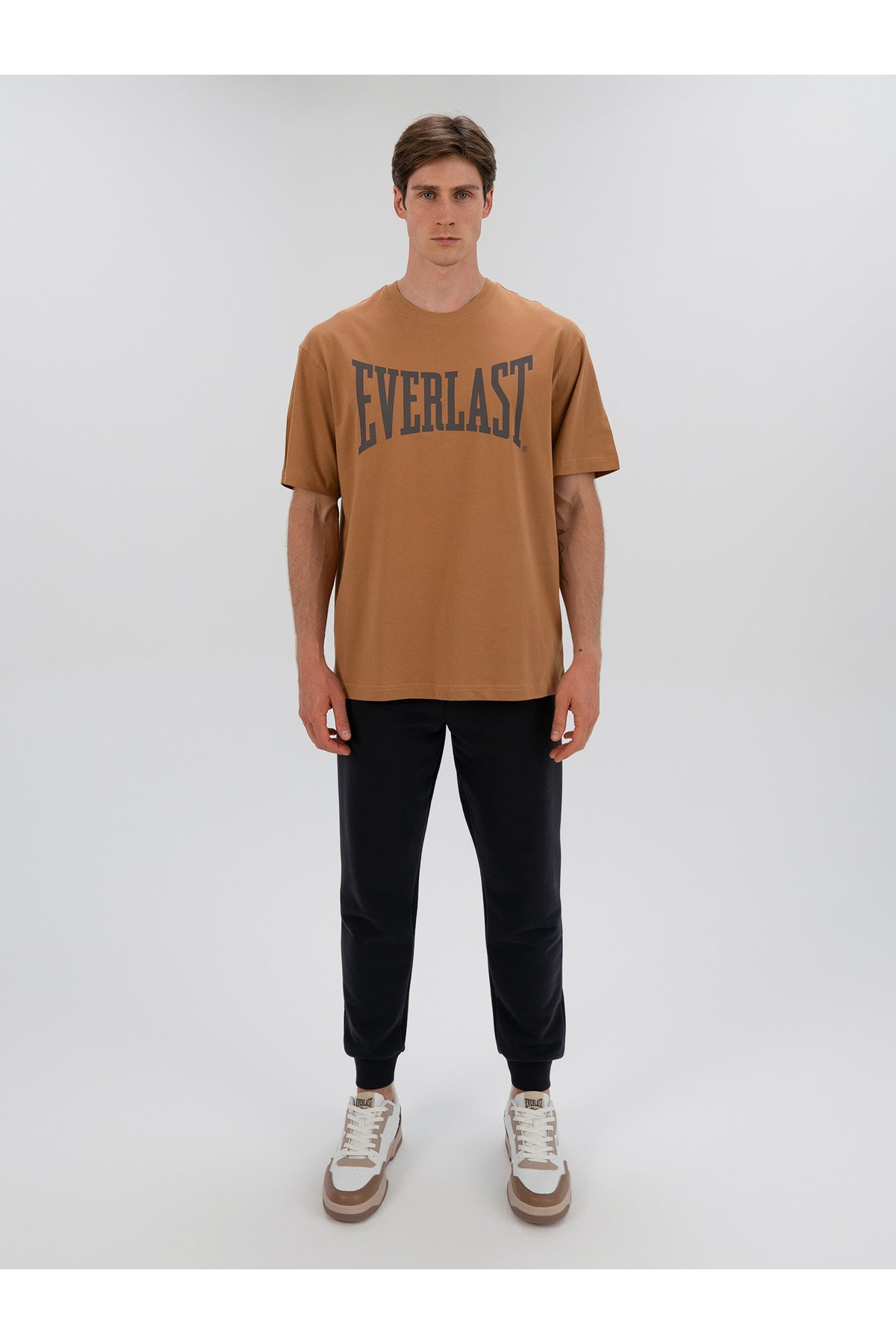 Everlast Tricou Comfort, decolteu la baza gatului si imprimeu cu logo