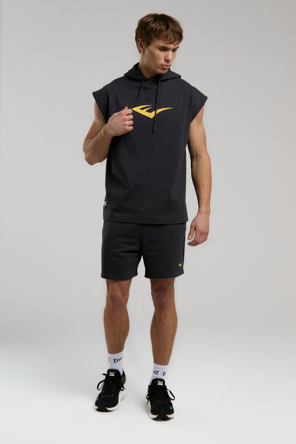 Everlast Tricou Oversized, decolteu la baza gatului si imprimeu cu logo
