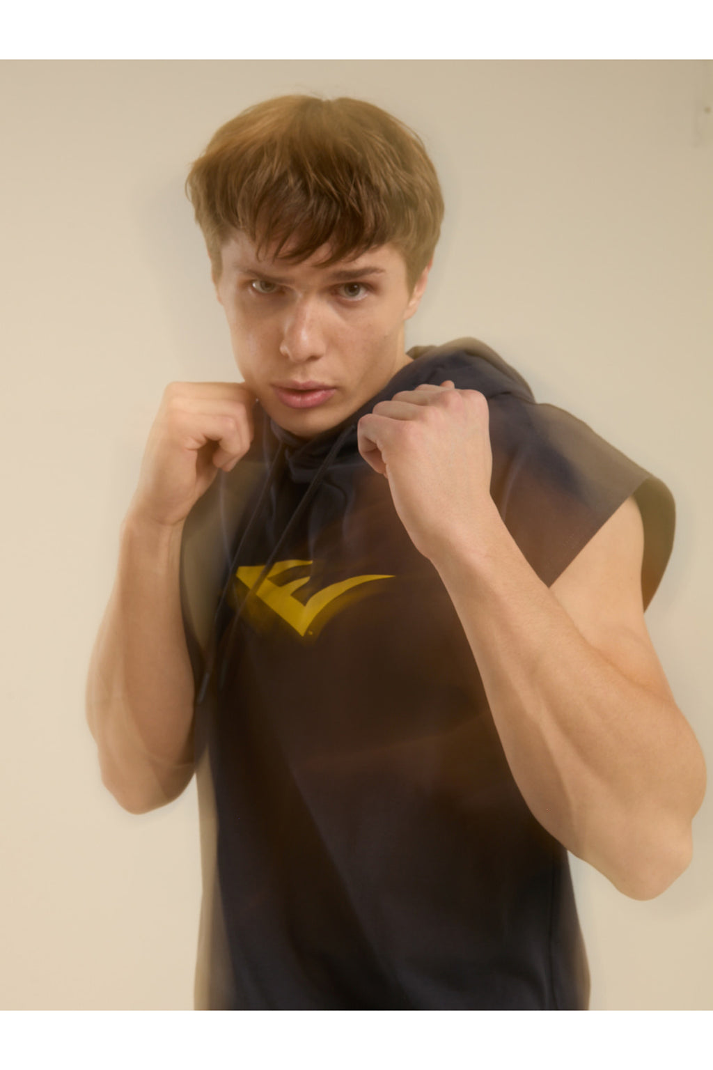 Everlast Tricou Oversized, decolteu la baza gatului si imprimeu cu logo