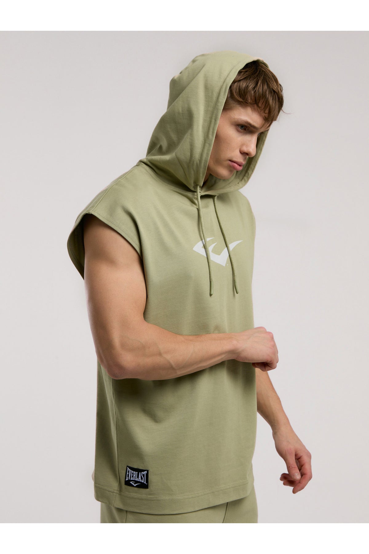 Everlast Tricou Oversized, decolteu la baza gatului si imprimeu cu logo