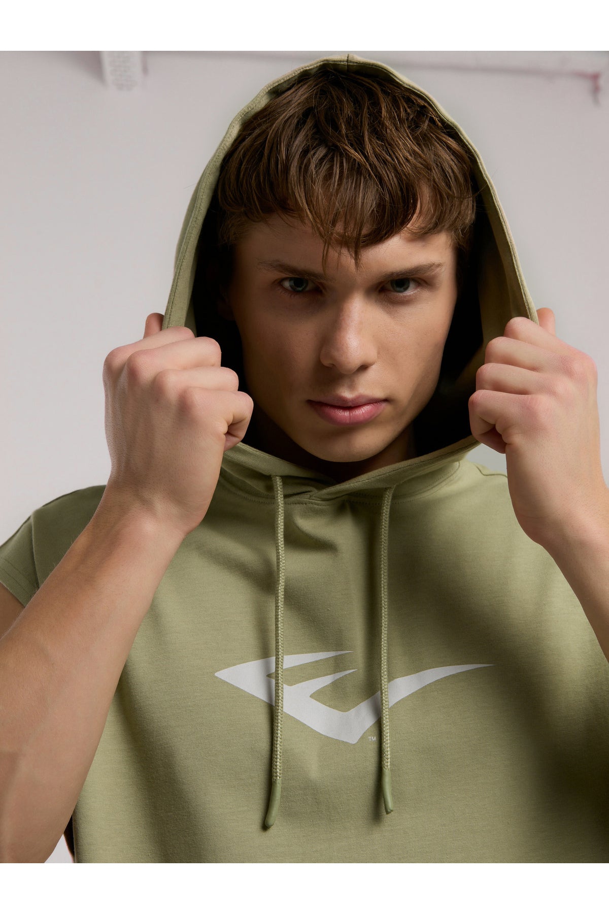 Everlast Tricou Oversized, decolteu la baza gatului si imprimeu cu logo