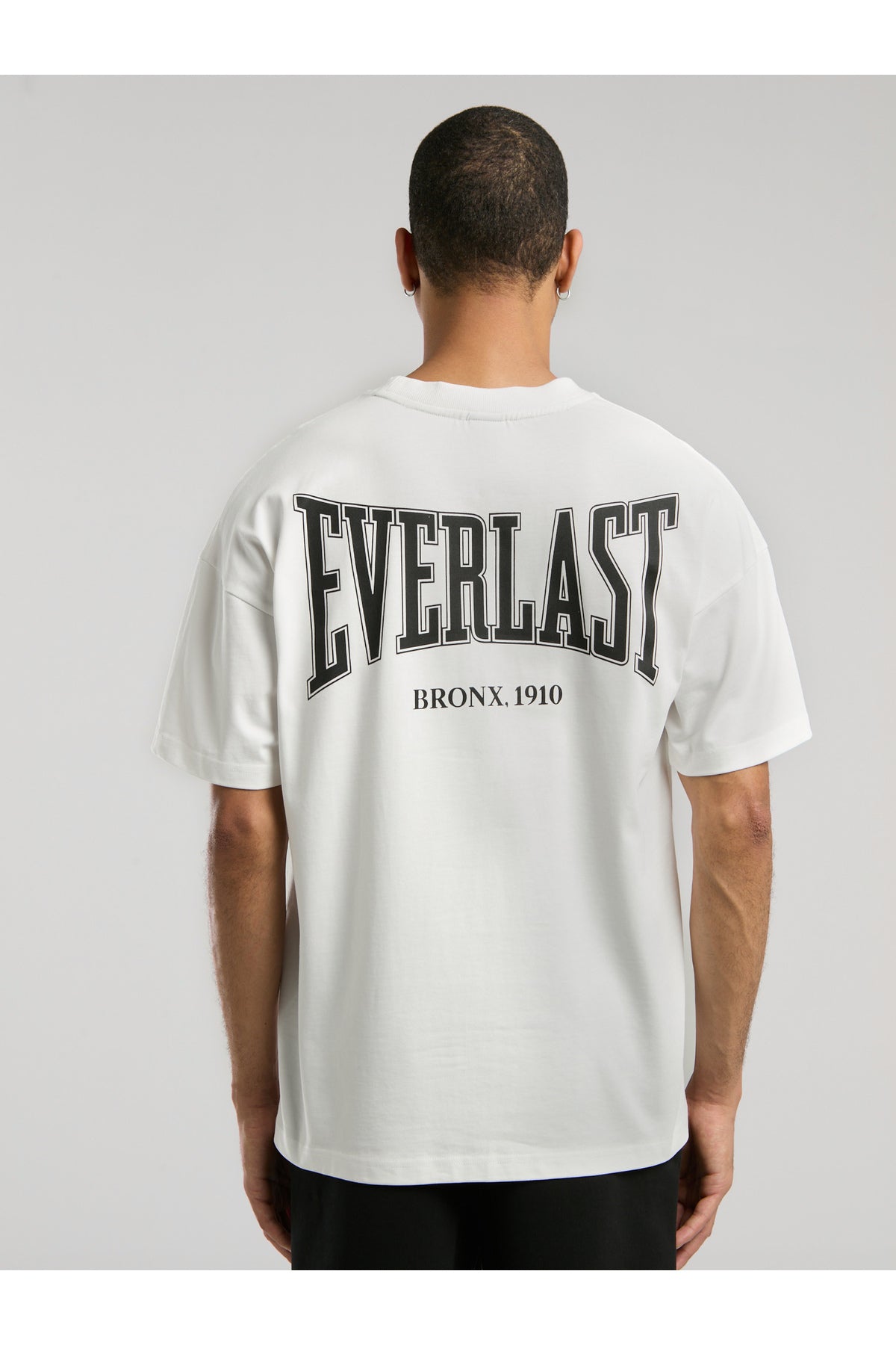 Everlast Tricou Oversized, decolteu la baza gatului si imprimeu cu logo