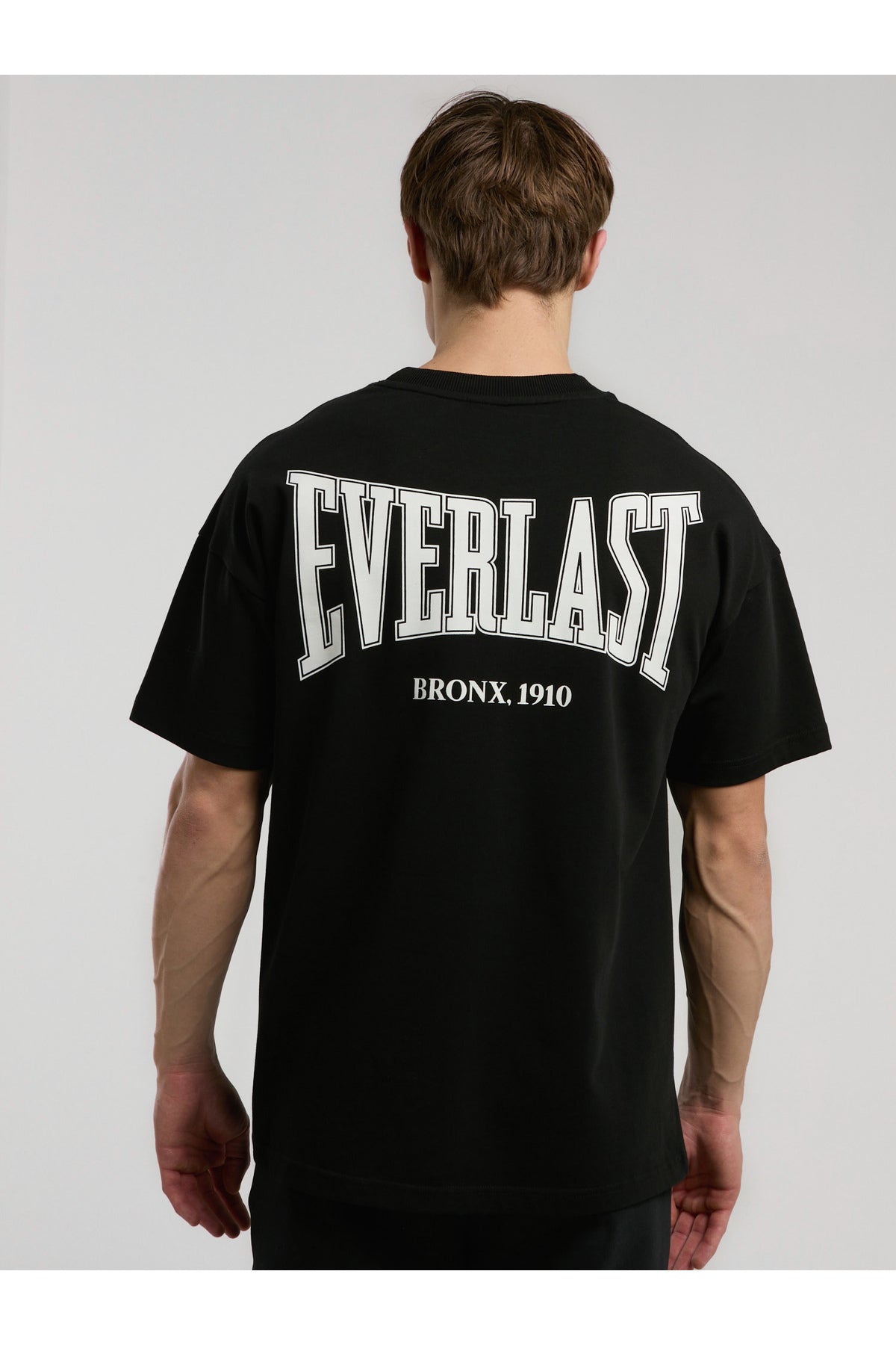 Everlast Tricou Oversized, decolteu la baza gatului si imprimeu cu logo