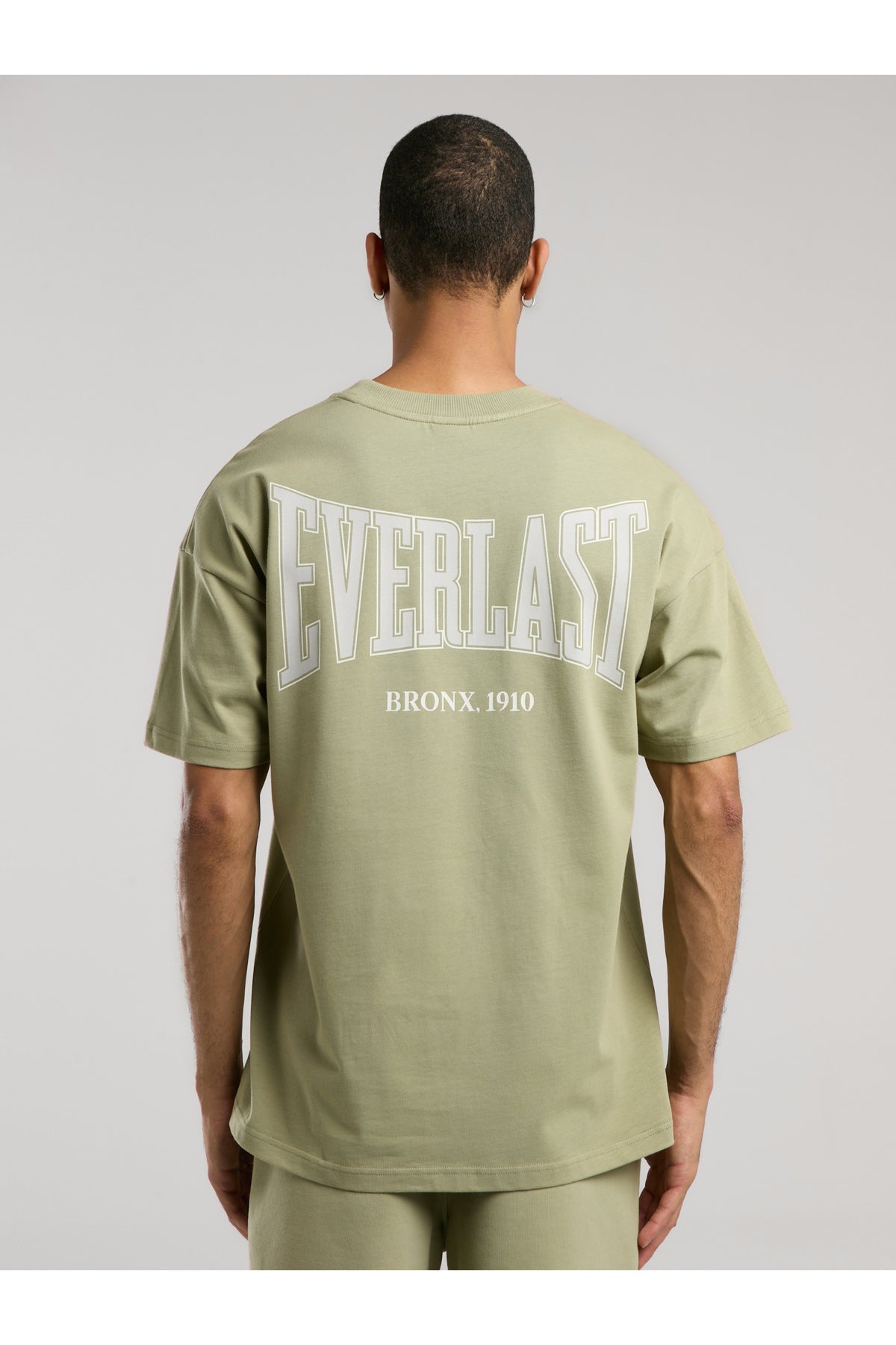 Everlast Tricou Oversized, decolteu la baza gatului si imprimeu cu logo