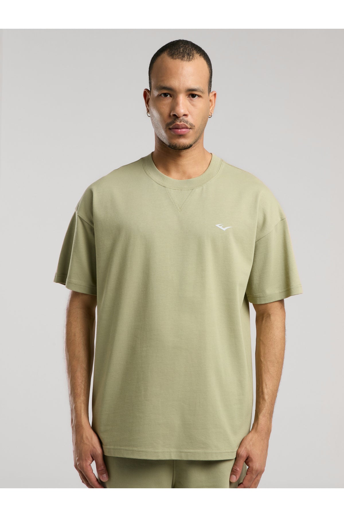 Everlast Tricou Oversized, decolteu la baza gatului si imprimeu cu logo