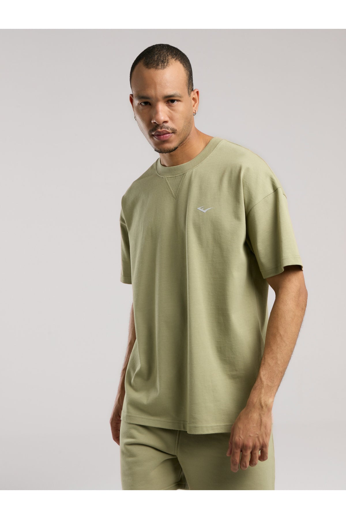 Everlast Tricou Oversized, decolteu la baza gatului si imprimeu cu logo