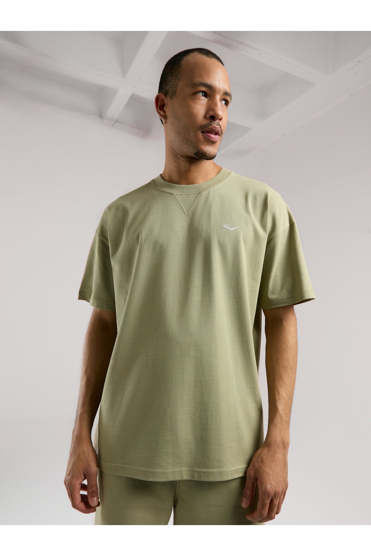 Everlast Tricou Oversized, decolteu la baza gatului si imprimeu cu logo