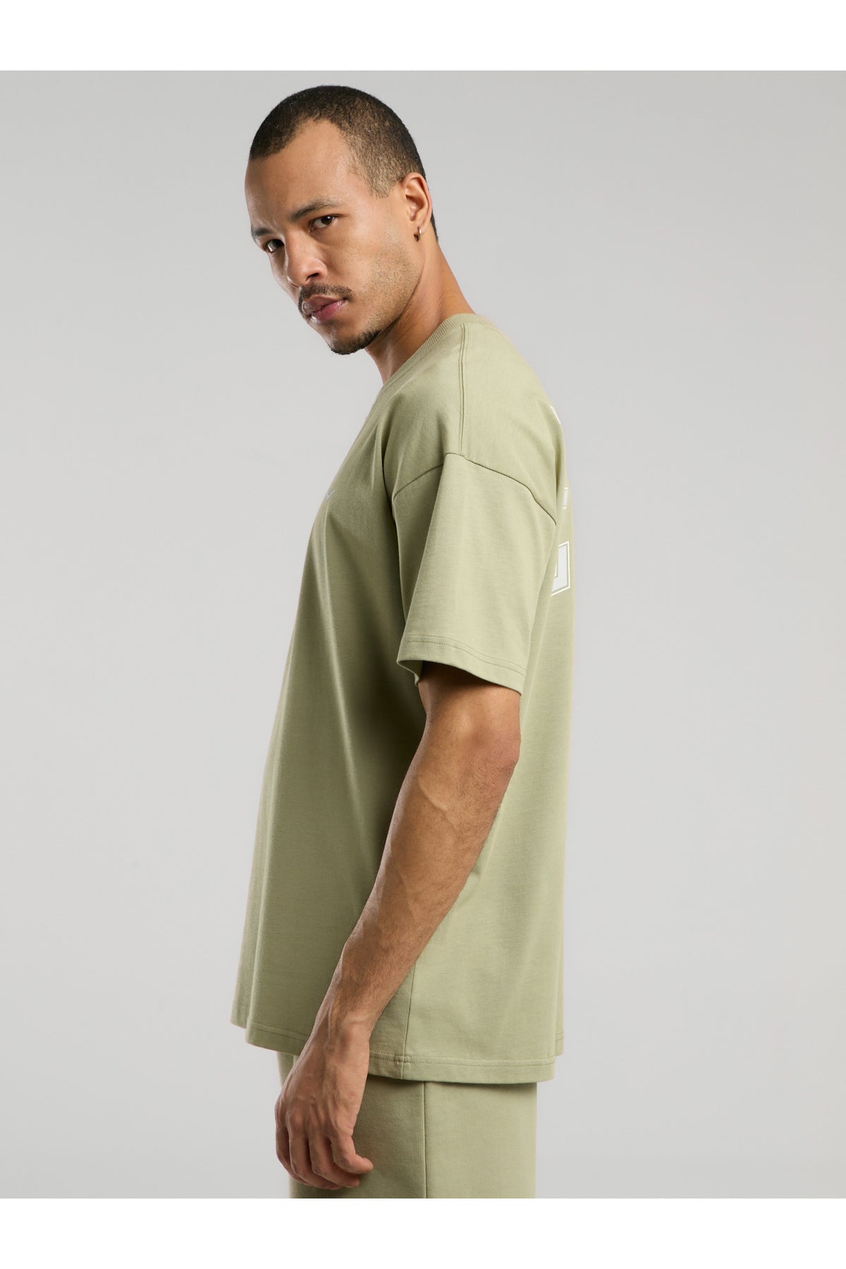 Everlast Tricou Oversized, decolteu la baza gatului si imprimeu cu logo