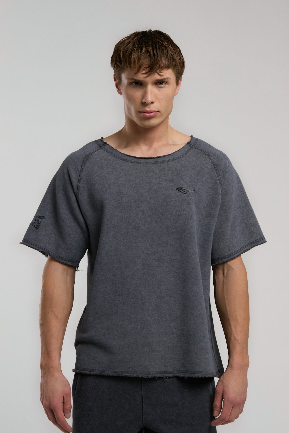 Everlast Tricou Oversized, decolteu la baza gatului si imprimeu cu logo