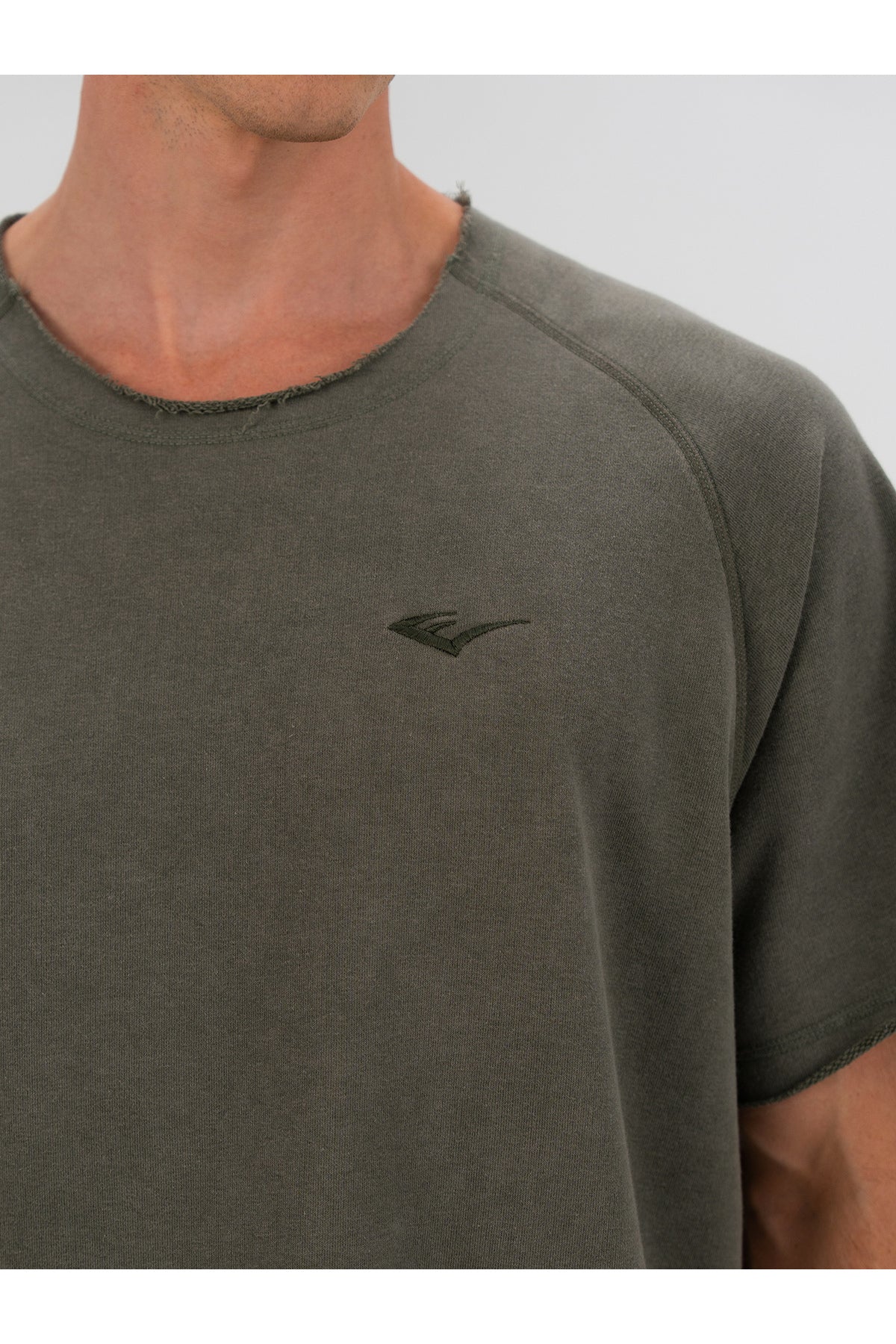 Everlast Tricou Oversized, decolteu la baza gatului si imprimeu cu logo
