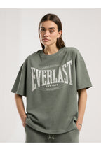 Everlast Tricou Oversized, decolteu la baza gatului si imprimeu cu logo