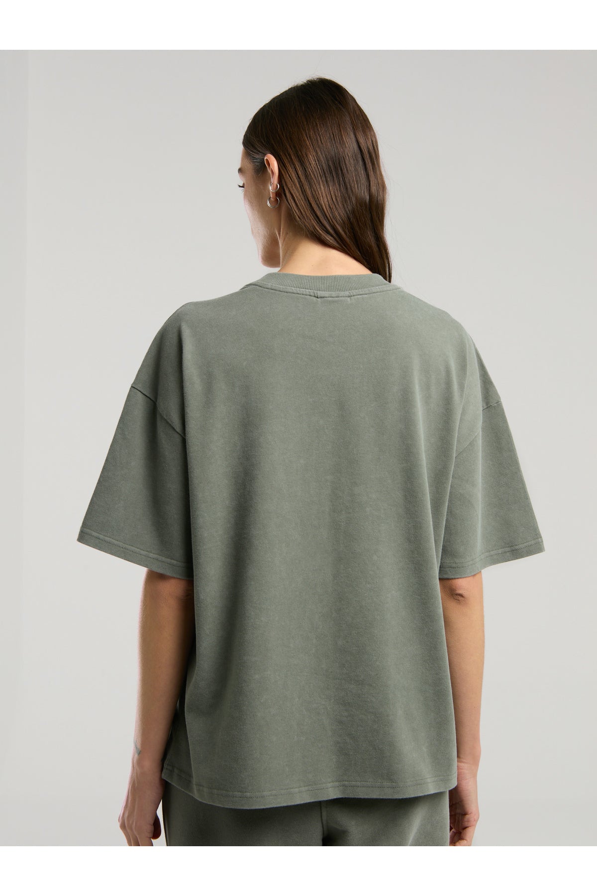 Everlast Tricou Oversized, decolteu la baza gatului si imprimeu cu logo