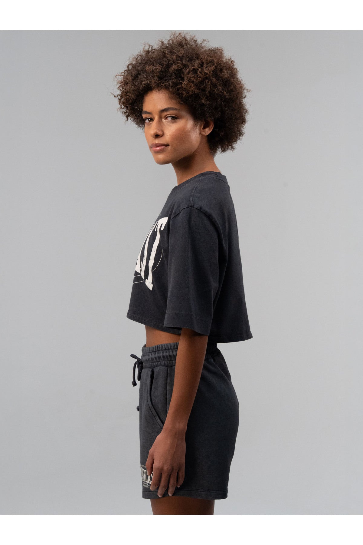 Everlast Tricou Oversized, decolteu la baza gatului si imprimeu cu logo