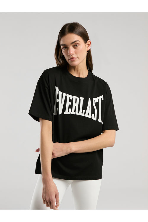 Everlast Tricou Oversized, decolteu la baza gatului si imprimeu cu logo
