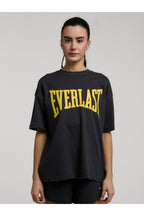 Everlast Tricou Oversized, decolteu la baza gatului si imprimeu cu logo