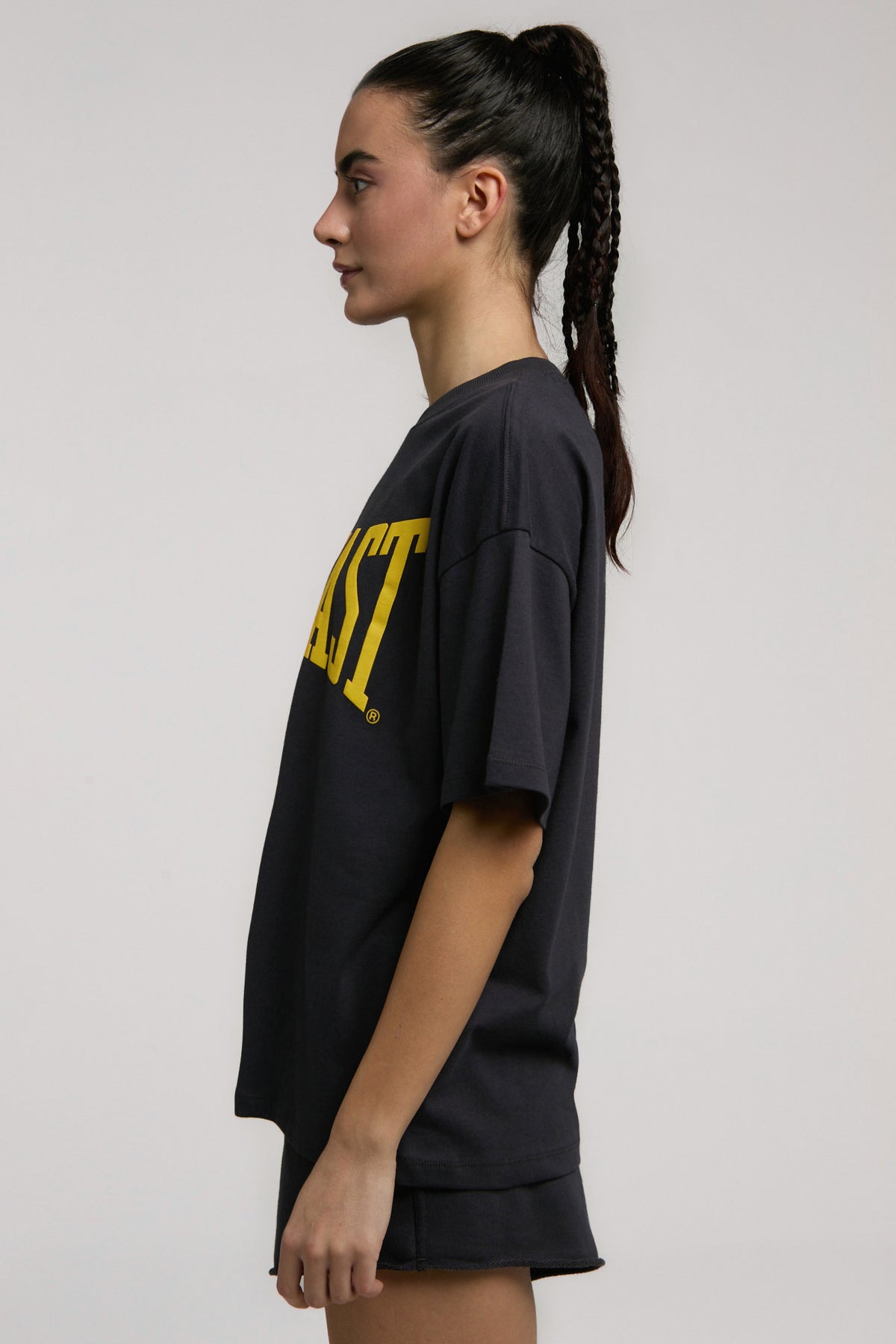 Everlast Tricou Oversized, decolteu la baza gatului si imprimeu cu logo