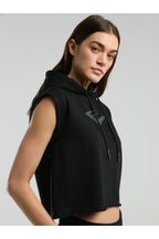 Everlast Tricou Oversized scurt, decolteu la baza gatului si imprimeu cu logo