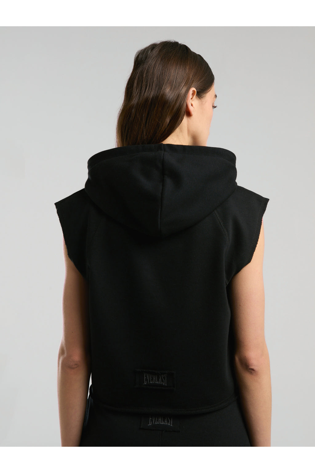 Everlast Tricou Oversized scurt, decolteu la baza gatului si imprimeu cu logo