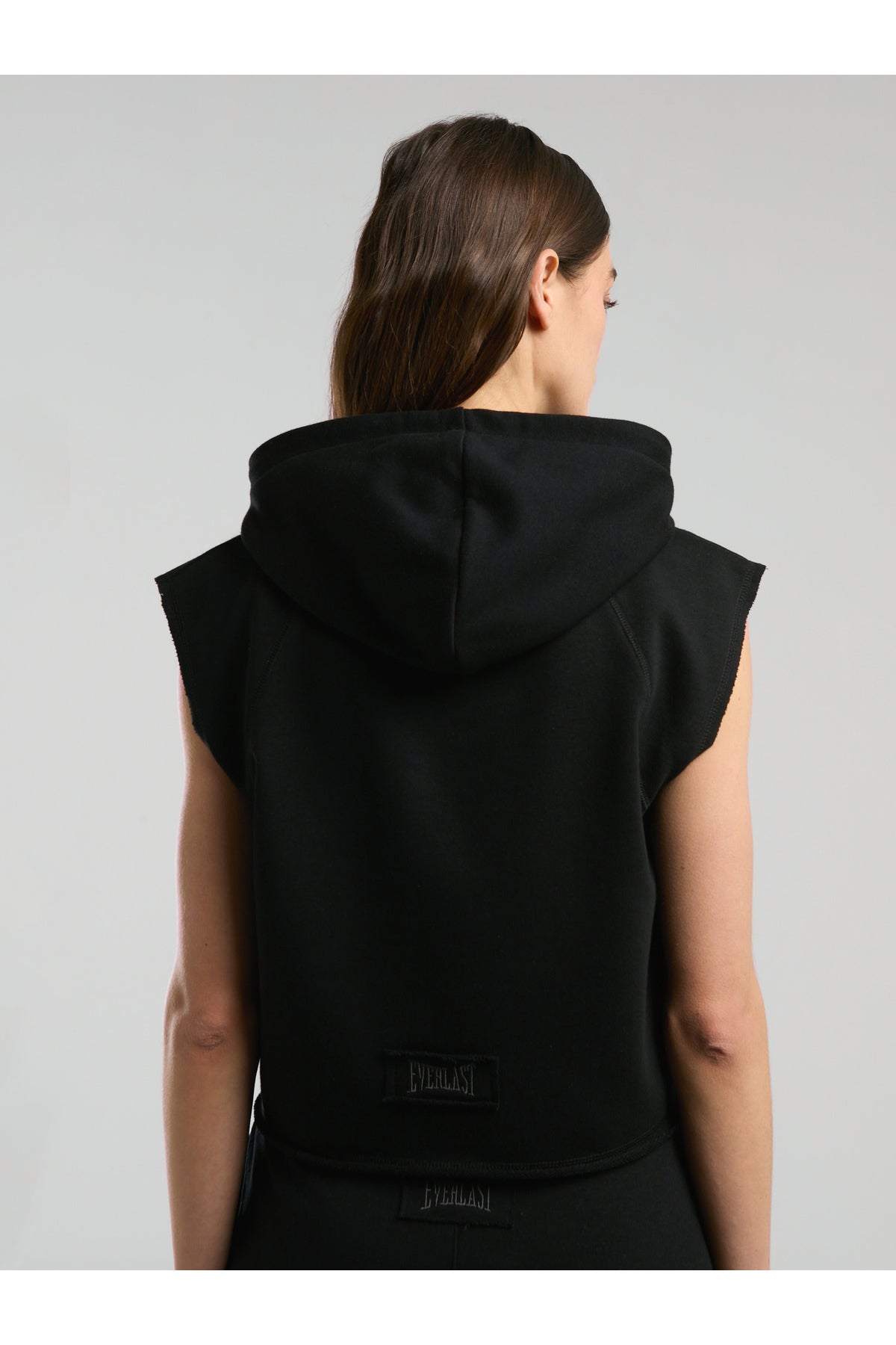 Everlast Tricou Oversized scurt, decolteu la baza gatului si imprimeu cu logo