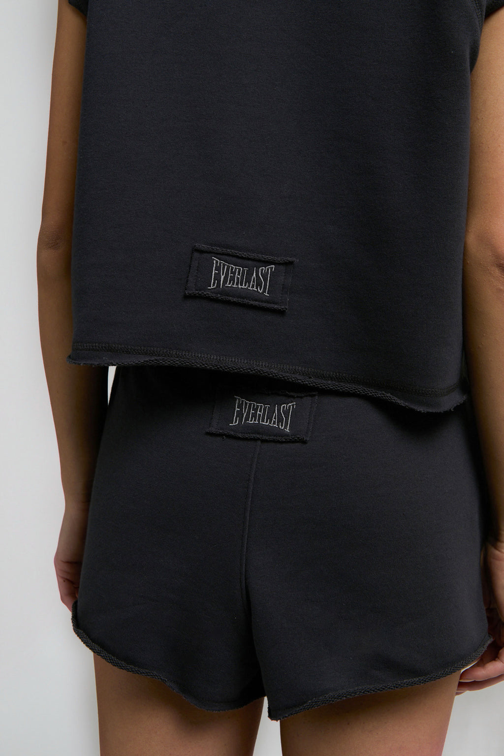 Everlast Tricou Oversized scurt, decolteu la baza gatului si imprimeu cu logo
