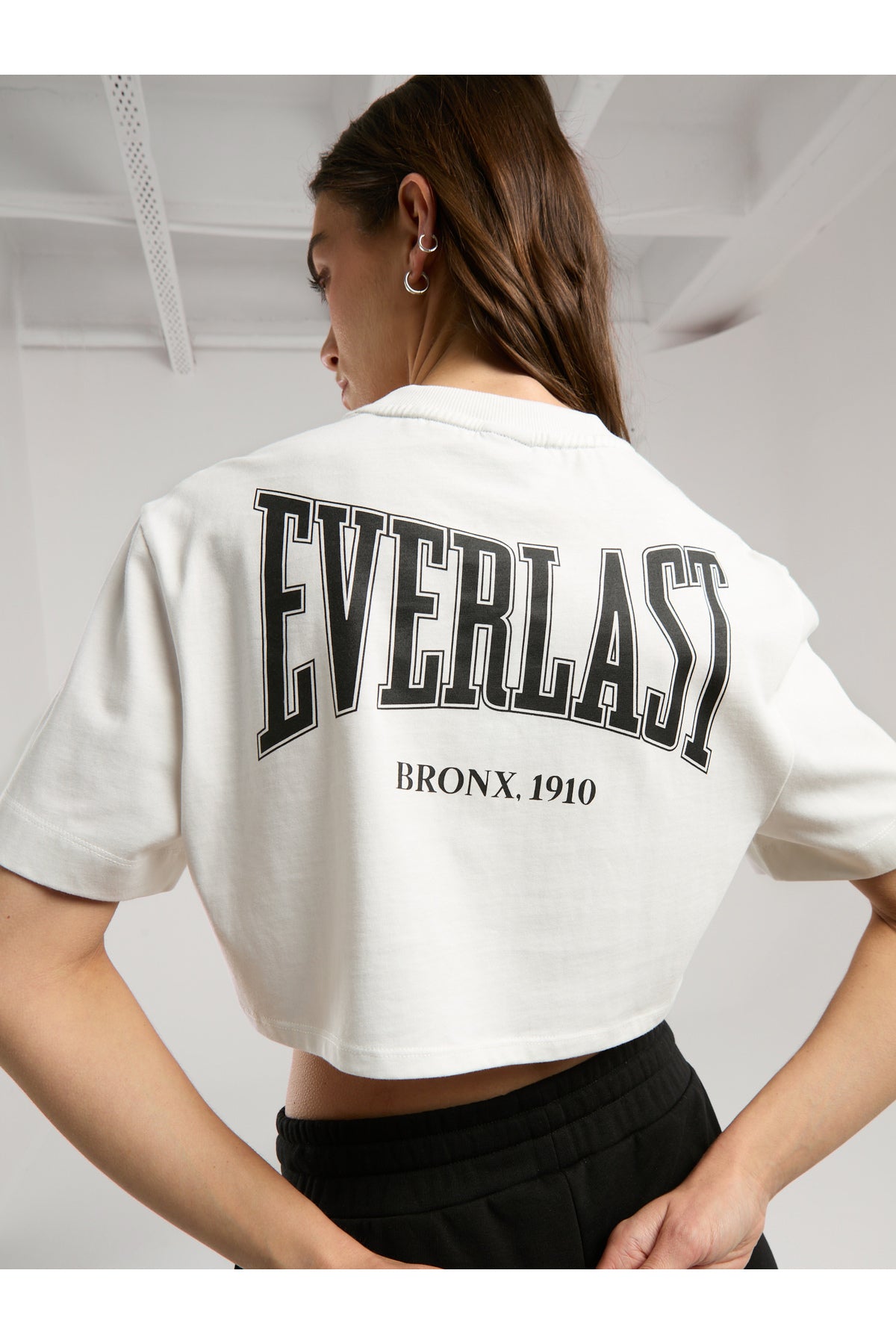 Everlast Tricou Comfort, decolteu la baza gatului si imprimeu cu logo