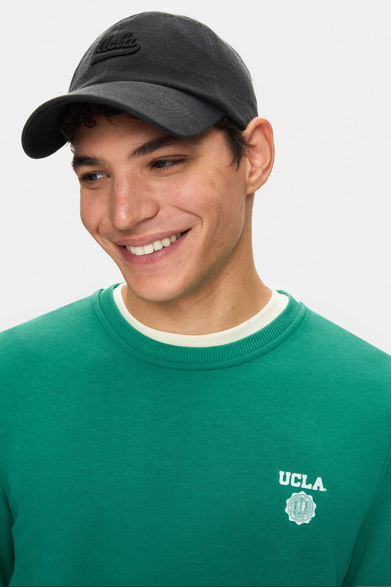 UCLA Sapca Unisex, ajustabila si imprimeu cu logo, Negru, FORTUNO