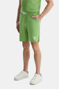 UCLA Pantaloni scurti cu snur si banda elastica in talie, buzunare laterale si imprimeu cu logo discret, NEPHRITE, FOWLER