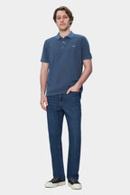 UCLA Tricou cu decolteu la baza gatului, imprimeu cu logo, regular fit, Bleumarin, GERARD