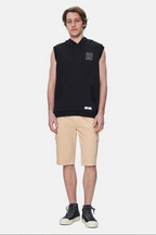 UCLA Bluza cu decolteu la baza gatului, regular fit, imprimeu cu logo, Negru, HEWITT