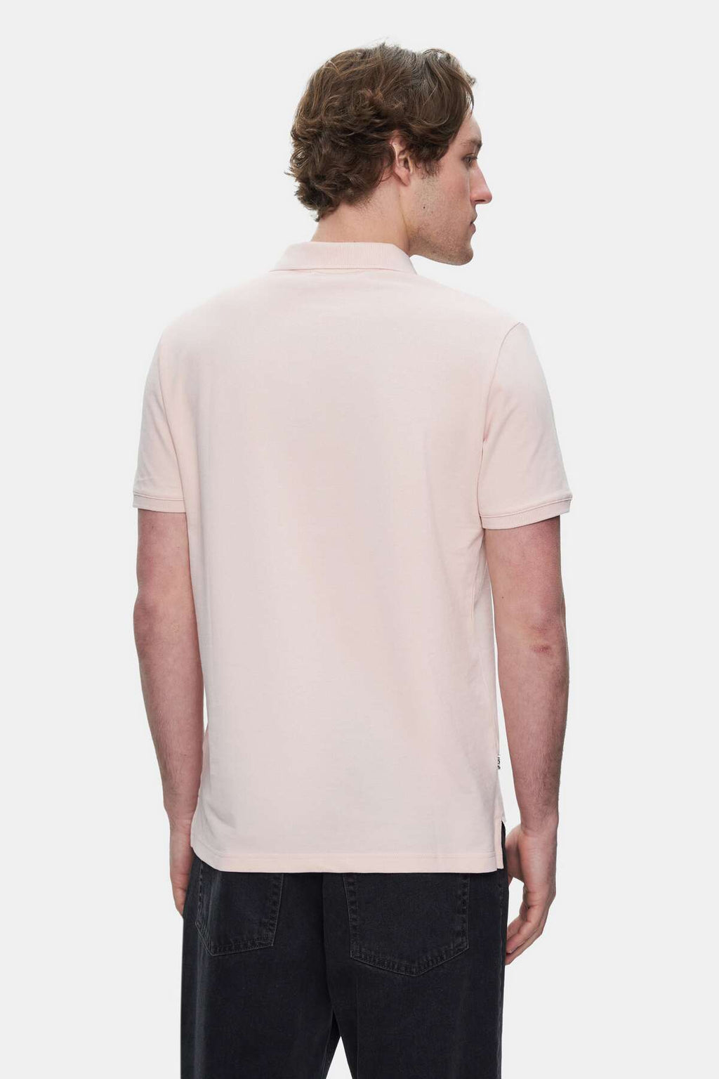 UCLA Tricou cu decolteu la baza gatului, imprimeu cu logo, regular fit, Roz, LAKES