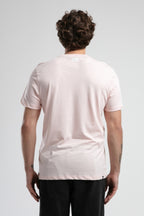 Ecko Unltd. Tricou cu decolteu la baza gatului, imprimeu cu logo, Roz deschis, MARC
