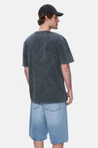 Ecko Unltd. Tricou cu decolteu la baza gatului, imprimeu cu logo, Negru-Alb, ROCHESTER