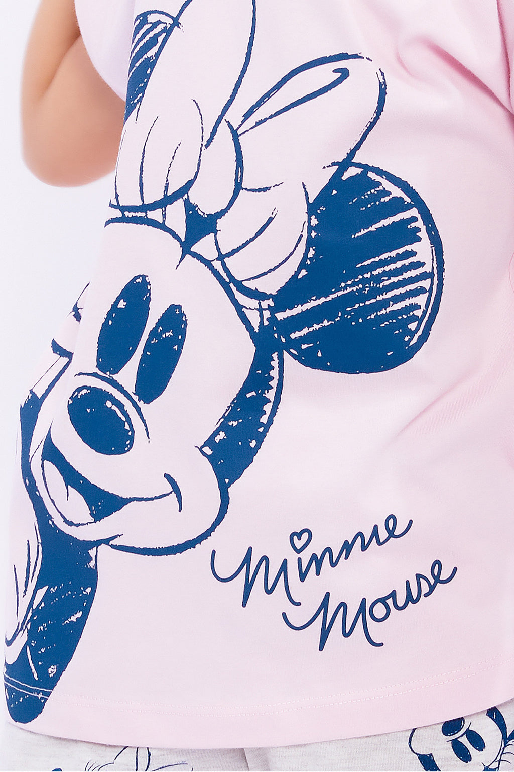 Roly Poly, Set de tricou si pantaloni scurti cu imprimeu Minnie Mouse