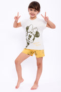 Roly Poly, Set de tricou si pantaloni scurti cu imprimeu Minnie Mouse