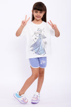 Roly Poly, Set de imbracaminte de bumbac cu model cu desene - 2 piese