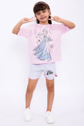 Roly Poly, Set de imbracaminte de bumbac cu model cu desene - 2 piese