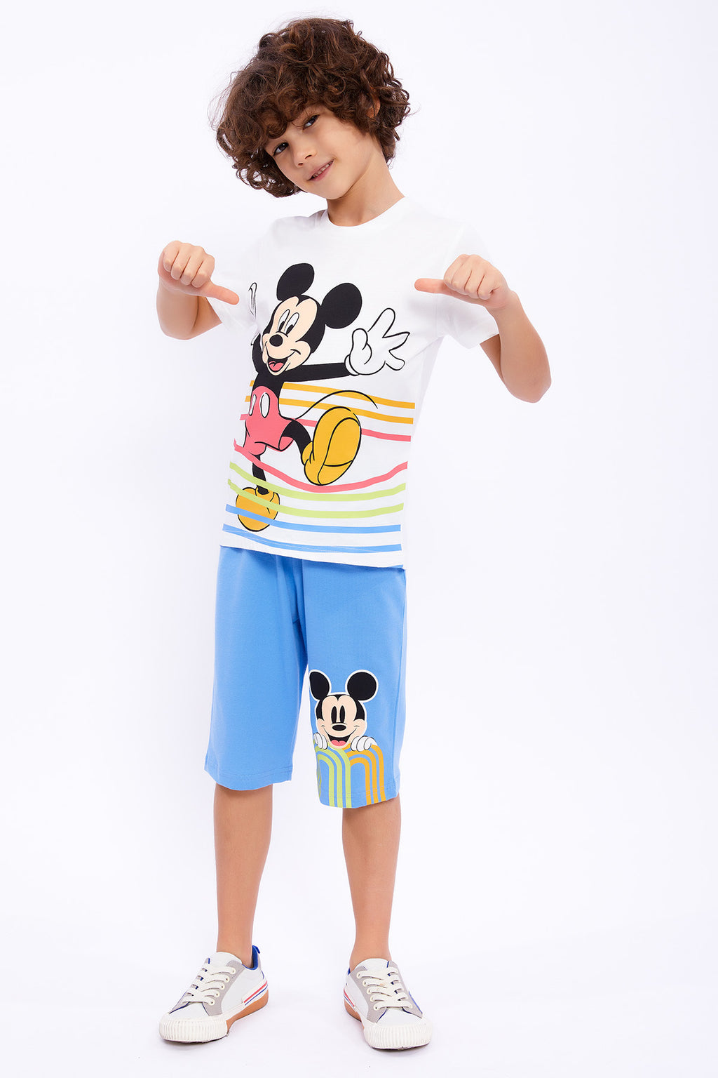 Roly Poly, Set de tricou cu imprimeu si pantaloni scurti - 2 piese