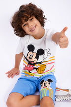 Roly Poly, Set de tricou cu imprimeu si pantaloni scurti - 2 piese