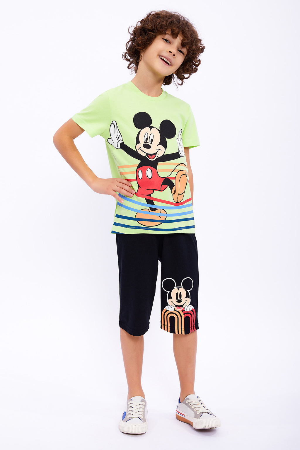 Roly Poly, Set de tricou cu imprimeu si pantaloni scurti