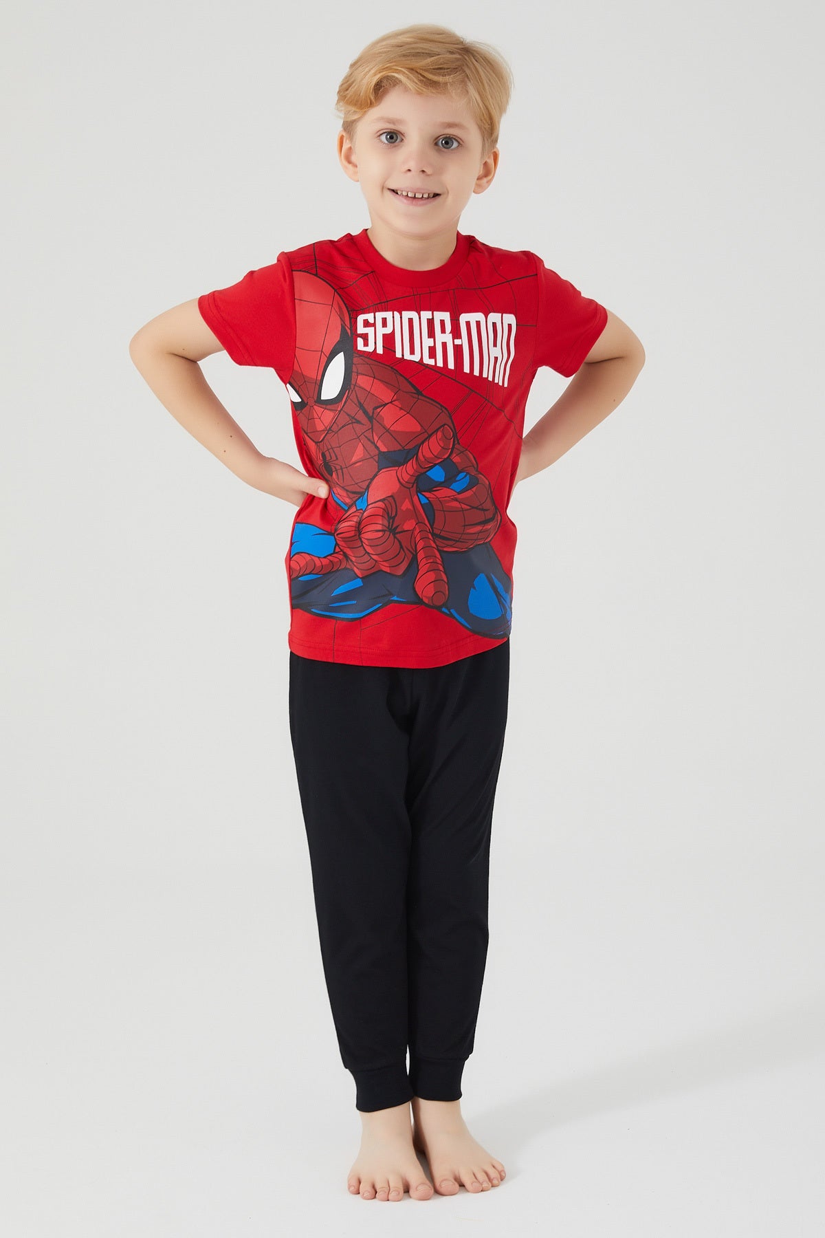 Roly Poly, Set de tricou si pantaloni cu Spider-man