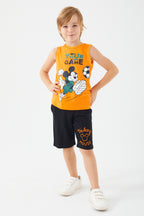 Roly Poly, Set de top si pantaloni scurti cu Mickey Mouse