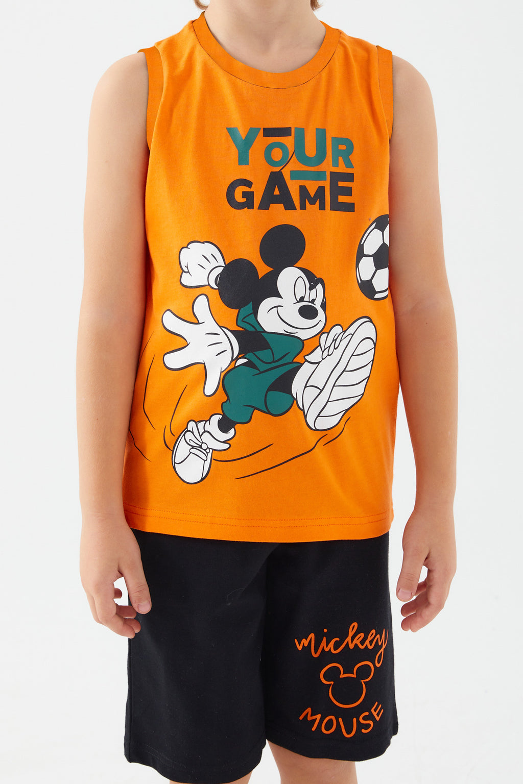 Roly Poly, Set de top si pantaloni scurti cu Mickey Mouse
