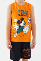 Roly Poly, Set de top si pantaloni scurti cu Mickey Mouse