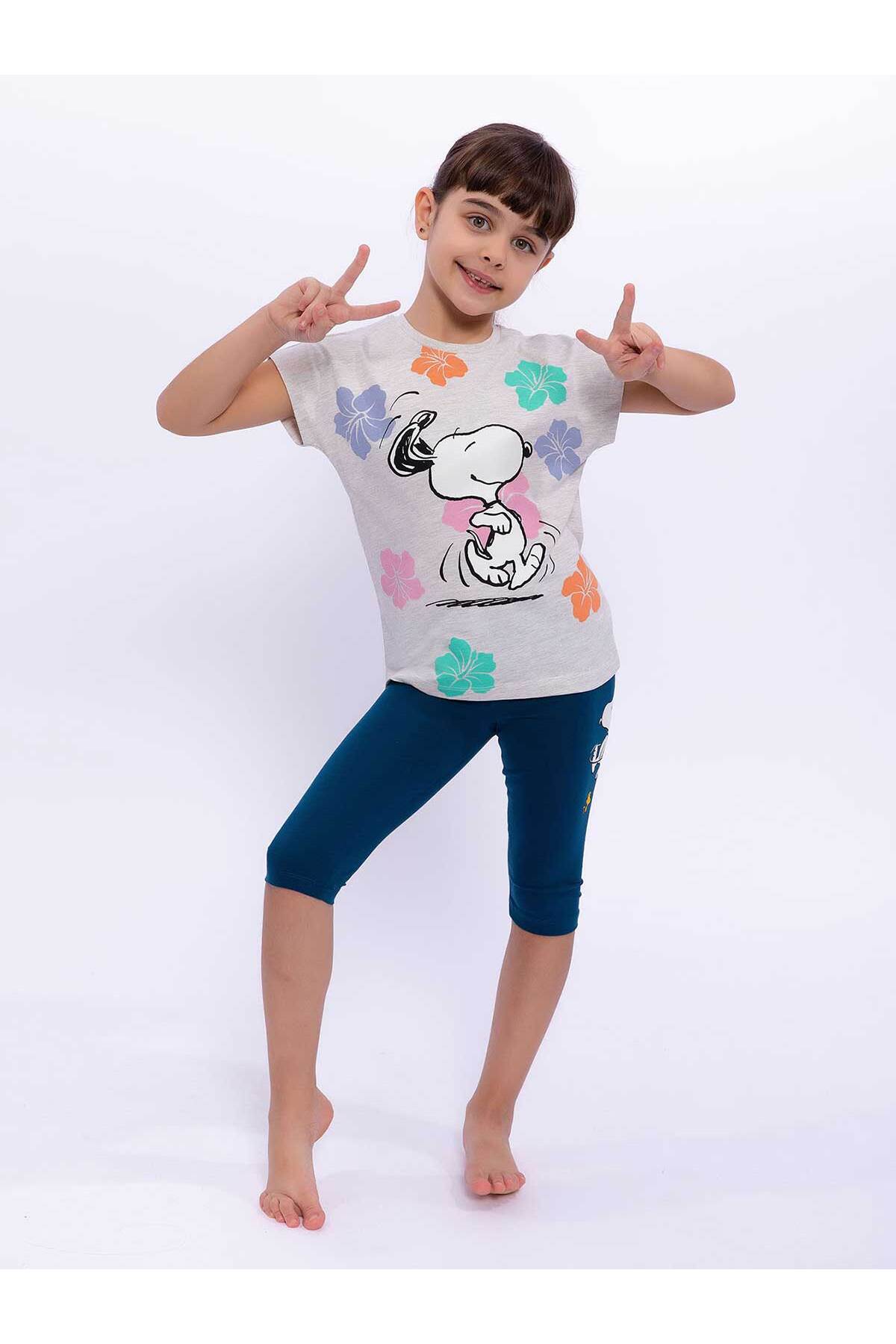 Roly Poly, Set de tricou si colanti cu imprimeu Snoopy